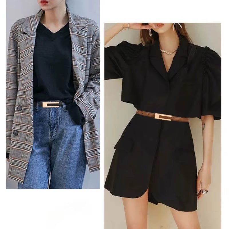 Ceinture Finesse en cuir - Pour Femmes - Tendance Chic Paris