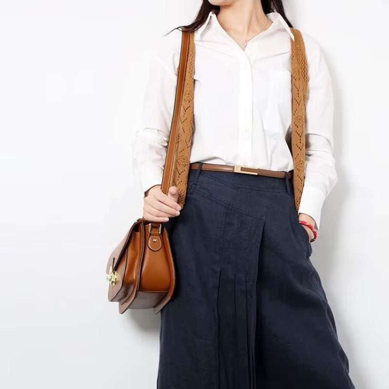 Ceinture Finesse en cuir - Pour Femmes - Tendance Chic Paris