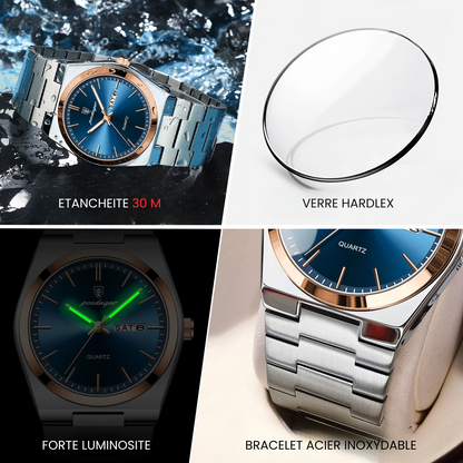Montre quartz pour Homme Réf 930 RB - POEDAGAR