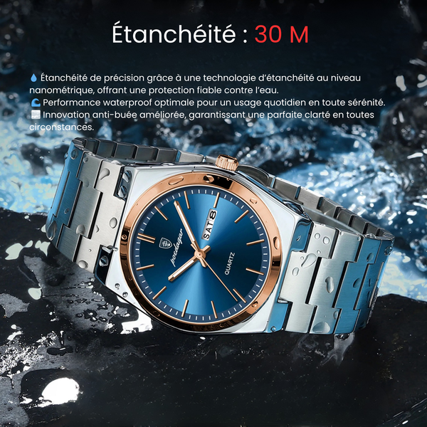 Montre quartz pour Homme Réf 930 RB - POEDAGAR