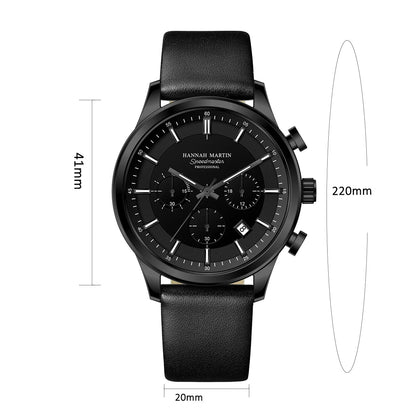 Montre quartz chronographe homme - HANNAH MARTIN