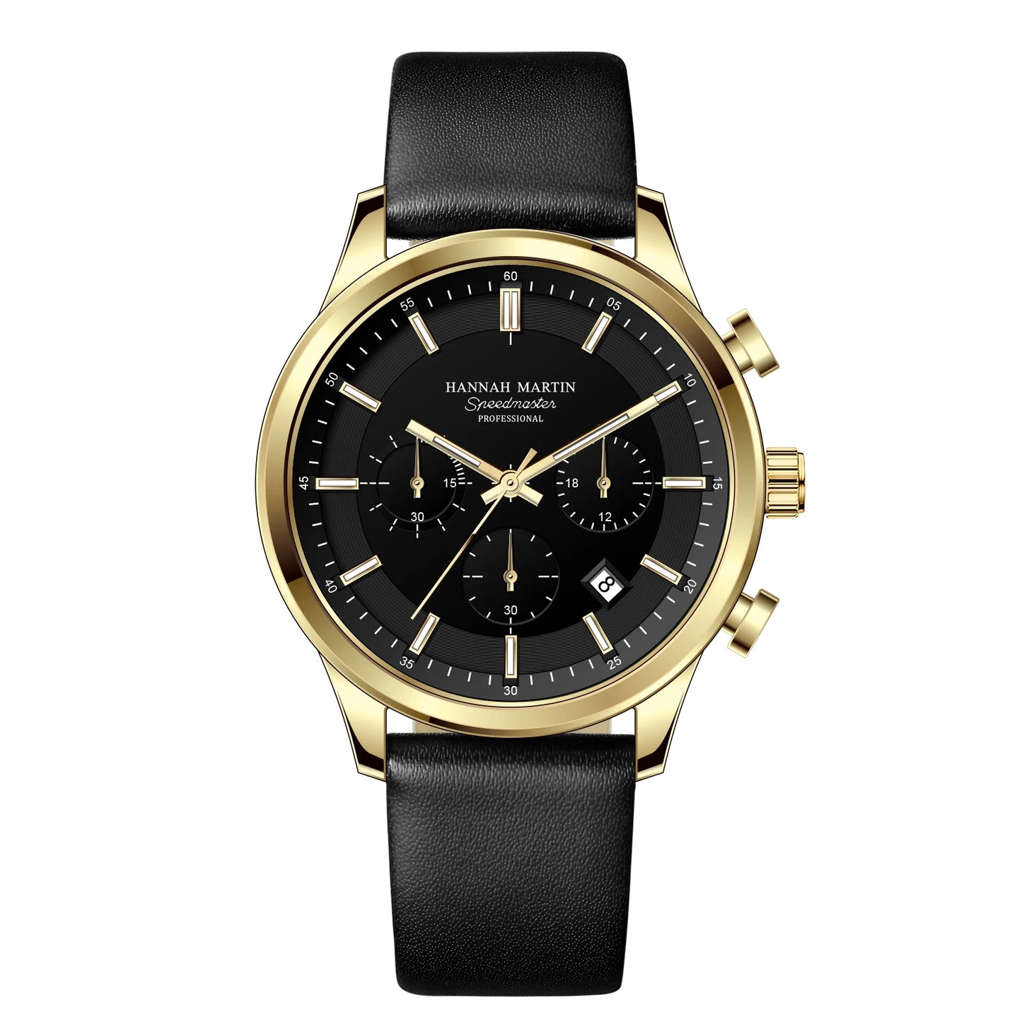 Montre quartz chronographe homme - HANNAH MARTIN