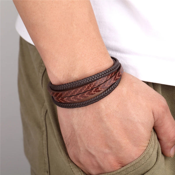 Bracelet cuir pour homme - Style