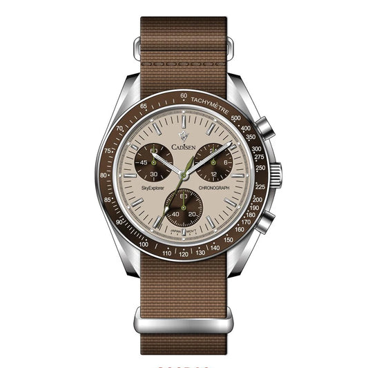 Montre quartz chronographe homme - CADISEN