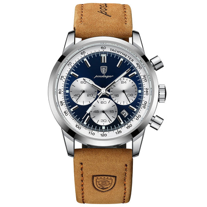 Montre quartz chronographe homme Réf  9601 - POEDAGAR