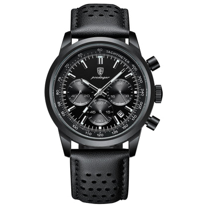 Montre quartz chronographe homme Réf  9601 - POEDAGAR