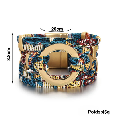 Bracelet bohème – Motif ethnique