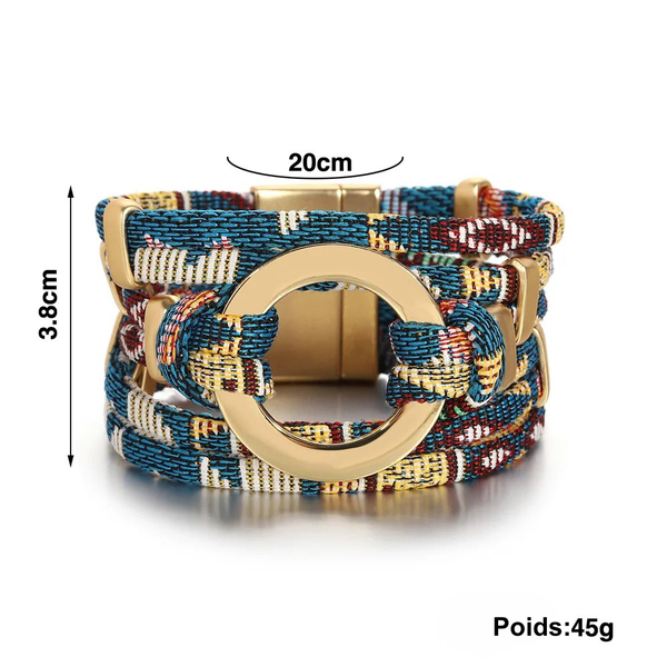 Bracelet bohème – Motif ethnique