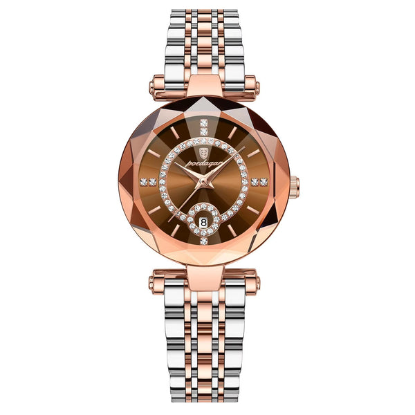 POEDAGAR 726 - Montre quartz femme - Date - Tendance Chic Paris