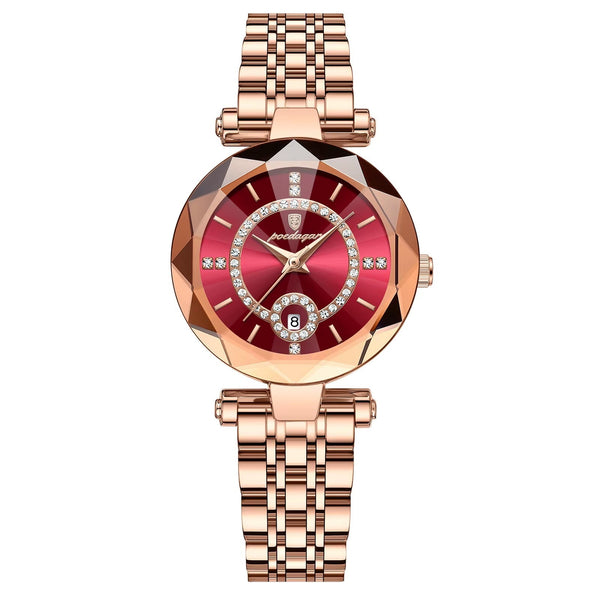 POEDAGAR 726 - Montre quartz femme - Date - Tendance Chic Paris